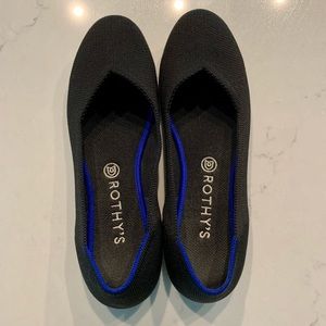 Black Rothy Flats - Size 11, Gentle Wear